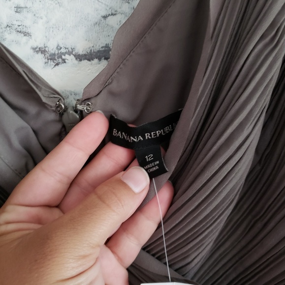 NWT Banana Republic Pleated Bodice Dress - Picture 3 of 6